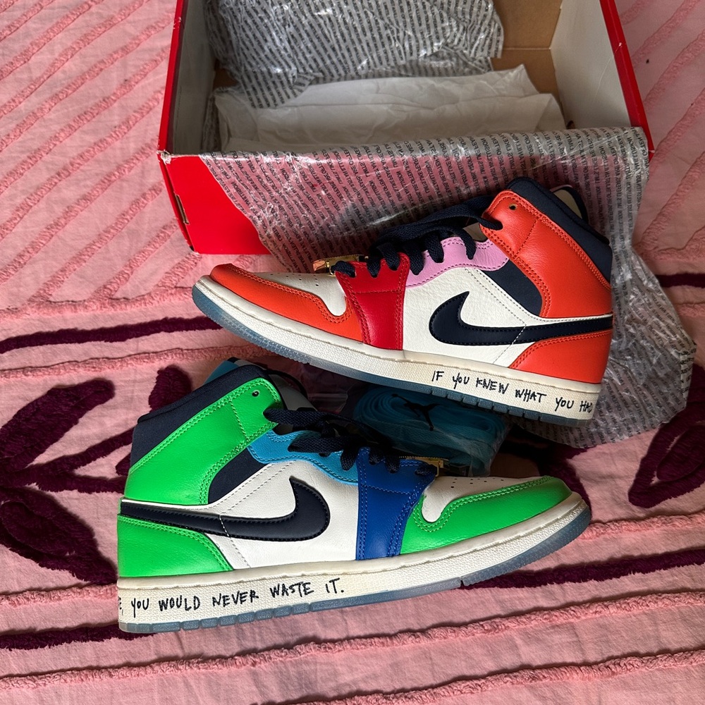Air Jordan 1 Mid Fearless Melody Ehsani Size 9 Womens CQ7629100 StockX Verified